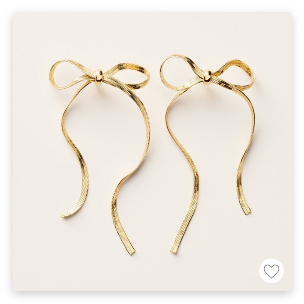 Target x Kate Spade Elegant Gold Bow Earrings